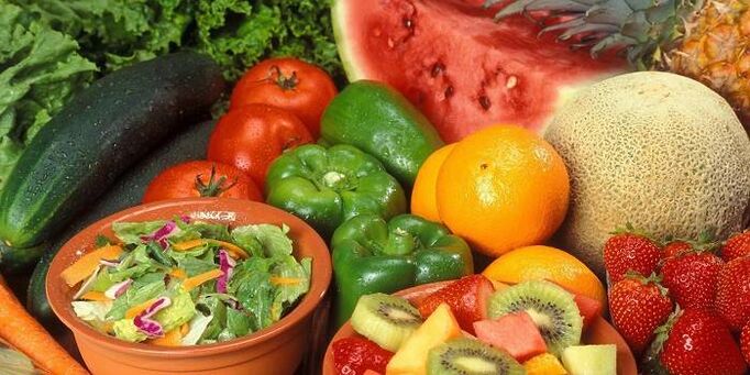 gyümölcsök és zöldségek köszvény ellen