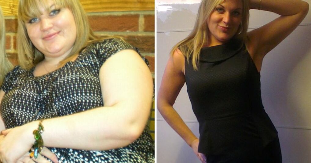 előtti és utáni fotók a lusta diétáról