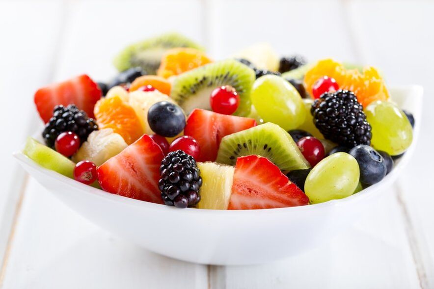 Gyümölcssaláta a kedvenc diéta menüben